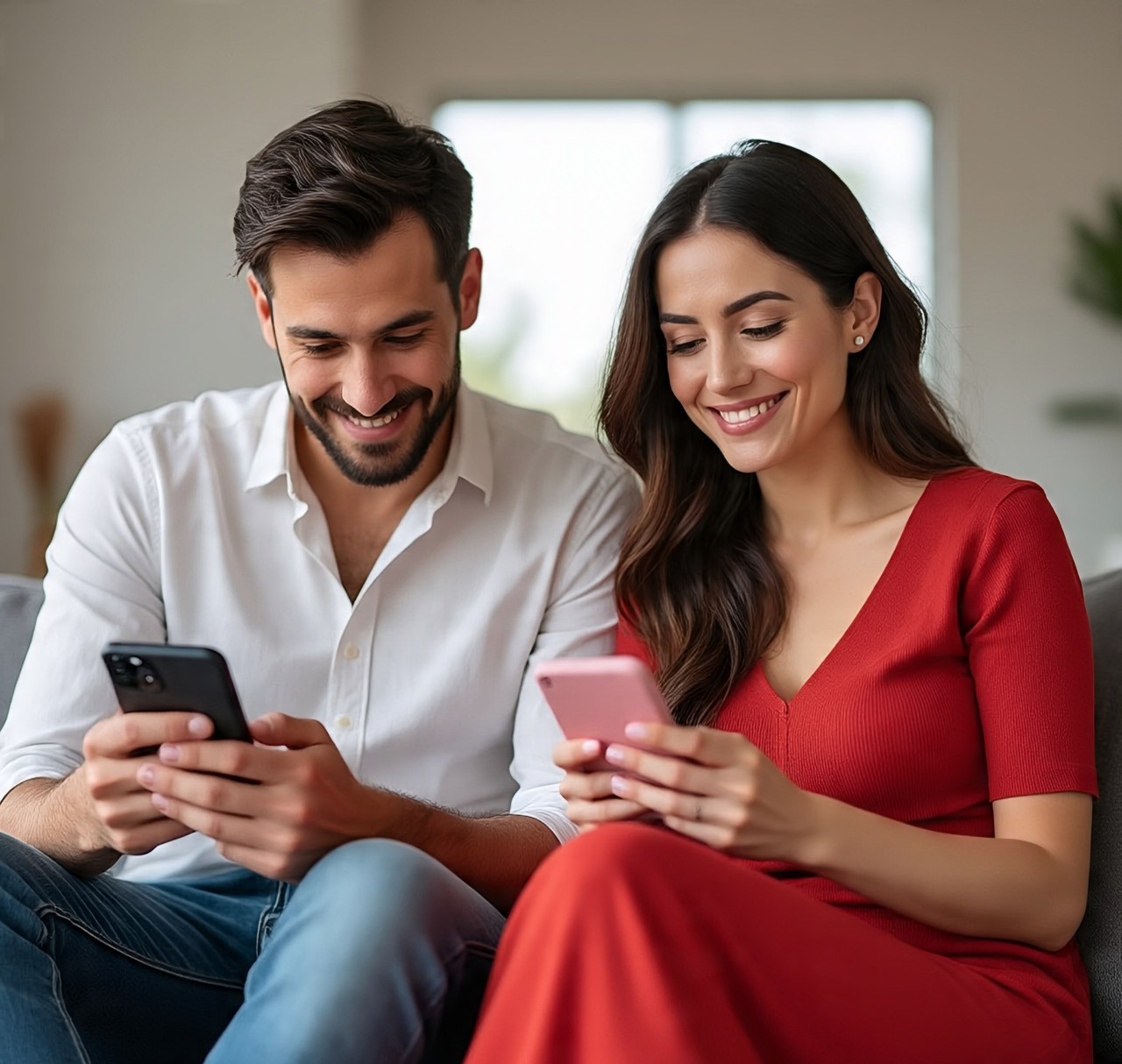 Client booking appointment on phone